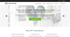 Desktop Screenshot of etftradeadvisor.com